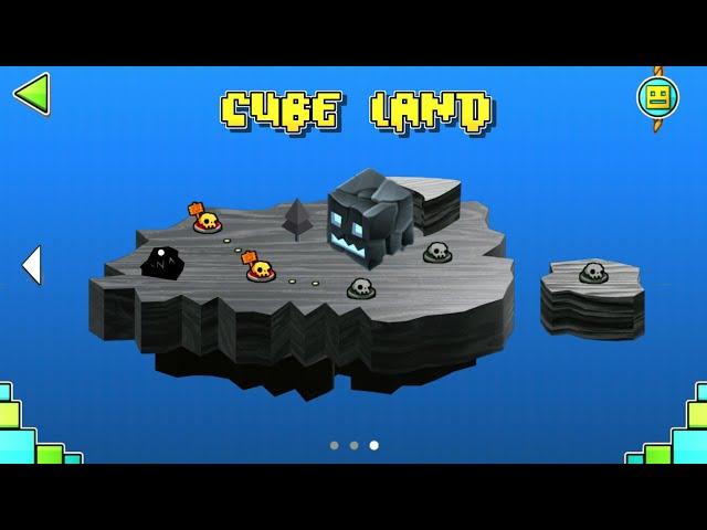 CUBE LAND (ALL LEVEL) | Geometry Dash island