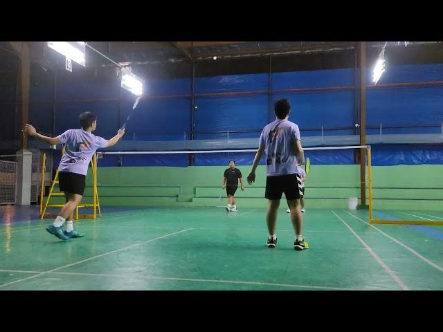 John, Ronnel vs Richard, Andrei part 2 (1/12/2024) JCAS Badminton Court