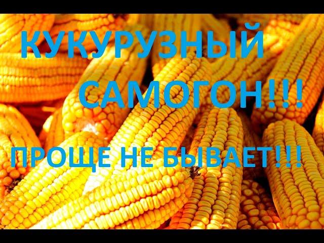 КУКУРУЗНЫЙ САМОГОН!!! БУРБОН!!! КУКУРУЗНАЯ БРАГА!!! ОЧЕНЬ ПРОСТО!!!!