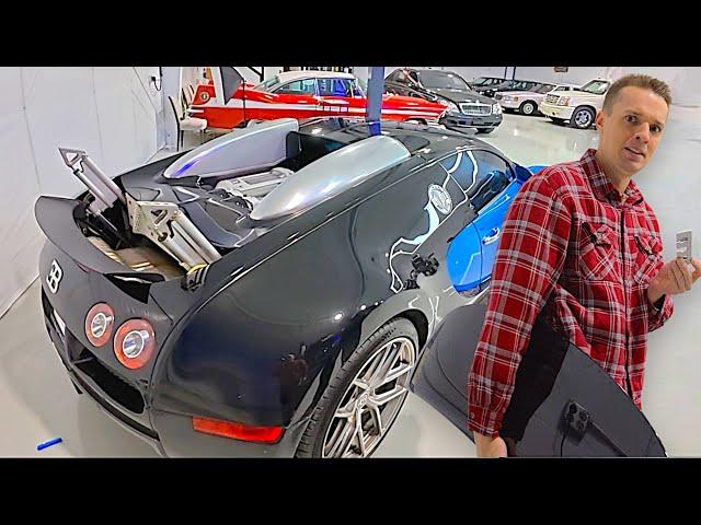 A careless person damaged my Bugatti Veyron, and I didn't want to tell you!