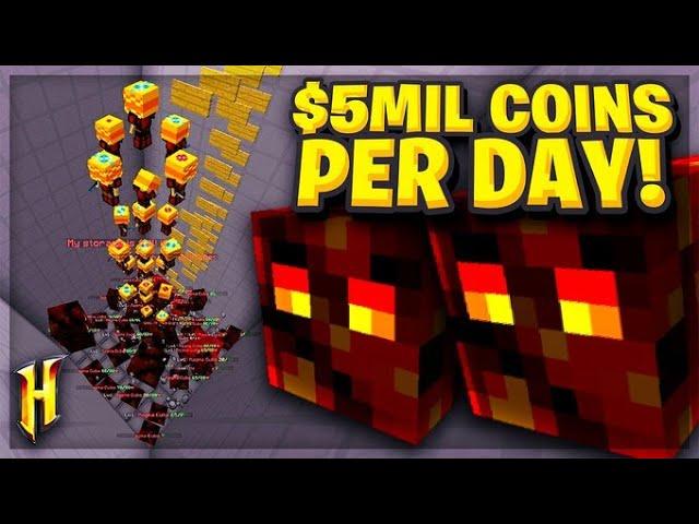 THIS *OP* MAGMA FARM MAKES $5 MILLION PER DAY! (Hypixel Skyblock)