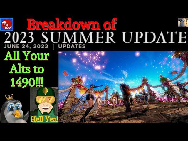 Breakdown of the Lost Ark 2023 Summer Update! KR Server QOLs are HERE! All your alts to 1490!