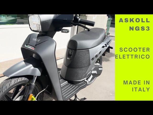 ASKOLL NGS3, scegli MADE IN ITALY ? scooter elettrici nuove versioni con pneumatici maggiorati