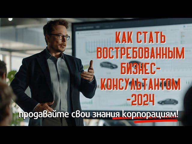 КАК СТАТЬ ВОСТРЕБОВАННЫМ БИЗНЕС-КОНСУЛЬТАНТОМ -2024?