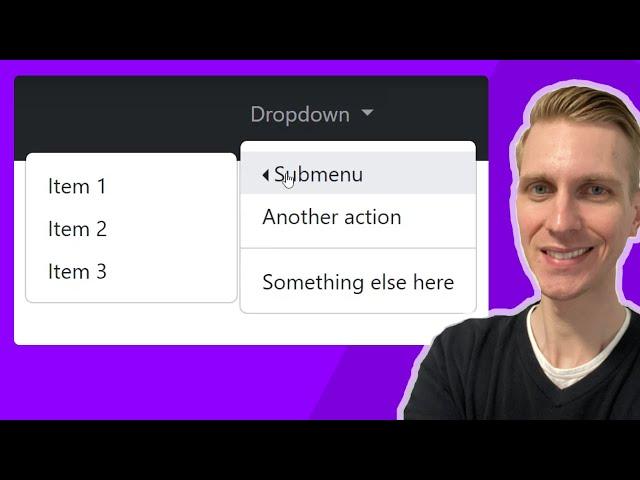 Bootstrap 5 Multi Level Dropdown Submenu