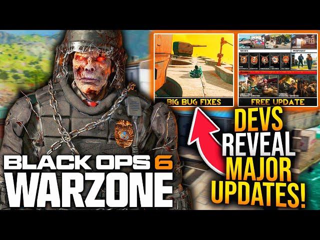 WARZONE: Devs Reveal MAJOR FIXES, New FREE ACCESS UPDATE, & More! (BO6 New Update)