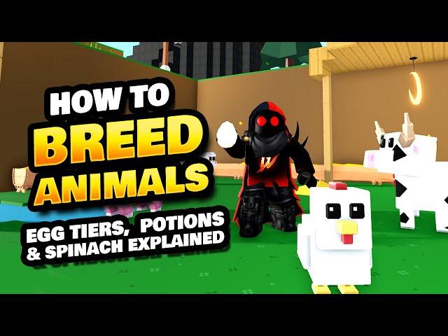 How to Breed - Egg Tiers, Spinach & Potion Explained in Roblox Islands