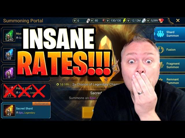 Craziest Rates I'VE EVER SEEN!!Raid: Shadow Legends