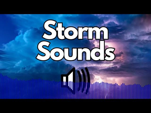 Storm Sound Effects (Wind / Rain / Thunder) | No Copyright