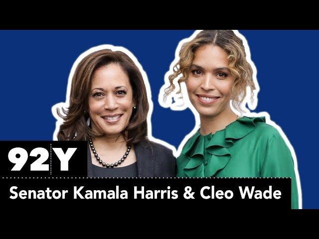 Senator Kamala Harris in conversation with Cleo Wade