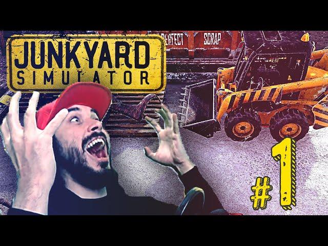 Junkyard Simulator прохождение #1 — Каково работать на свалке? (Симулятор мусорщика)