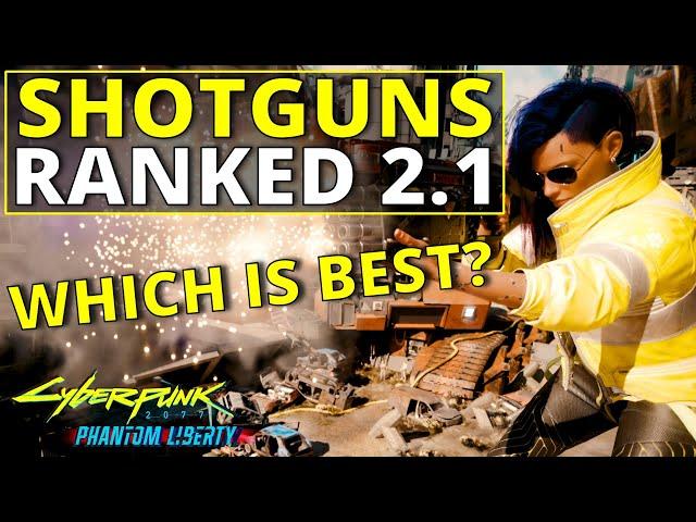 All Shotguns Ranked Worst to Best in Cyberpunk 2077 2.1