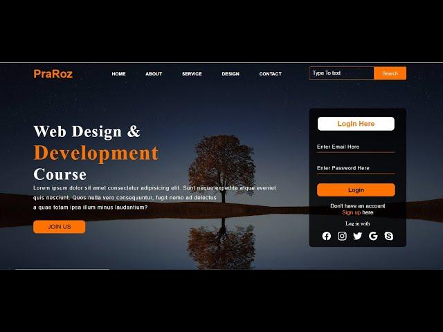 How To Create A Website using HTML & CSS | Step-by-Step Tutorial 2025 For Beginners