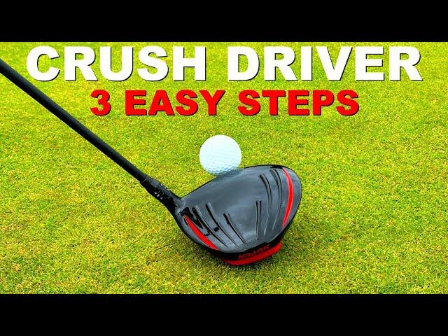 3 VERY EASY steps to hit Driver Longer and Straighter.