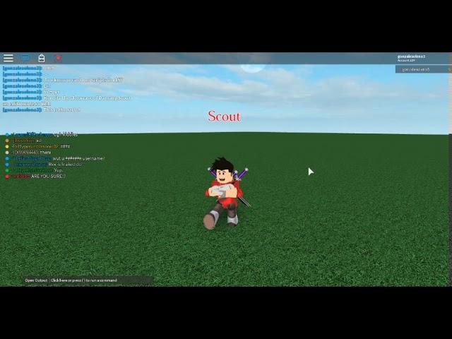 Roblox script Showcase:Dancing Scout