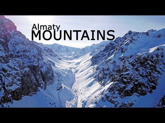 4K Mountains of Almaty. Shooting with the drone. Dam Mynzhylki.