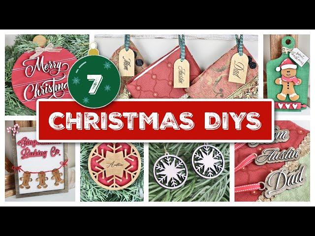 *WOW* Christmas DIY's With WeCreat Vista 10W | Christmas Crafts To Try 2024