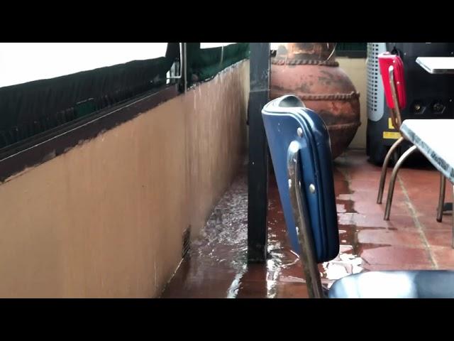 Raining Inside a Houston, TX Restaurant