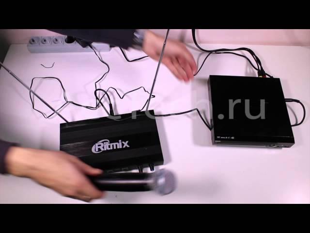 Радиомикрофон RITMIX RWM-221 black