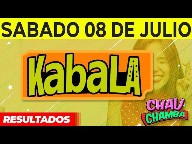 Resultado de kabala y Chau Chamba del Sábado 8 de Julio del 2023