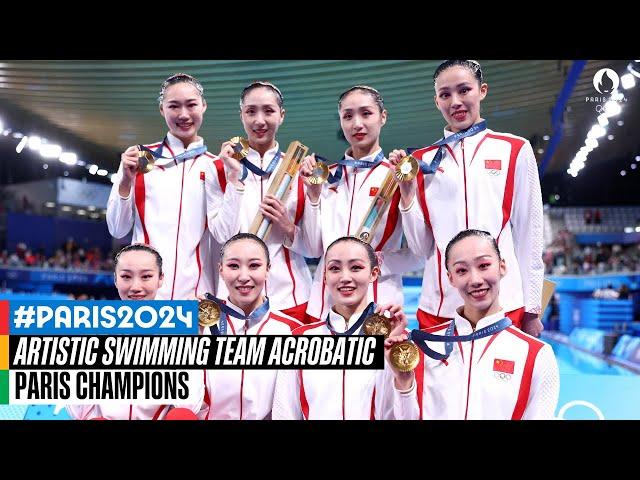 Artistic Swimming Team Acrobatic | Paris Champions