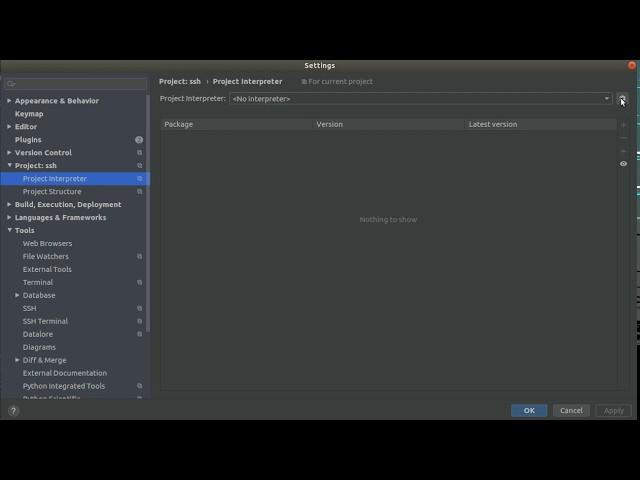 Adding new remote interpreter in PyCharm using an existing SSH configuration