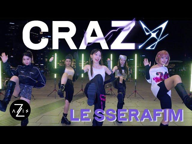 [KPOP IN PUBLIC / ONE TAKE] LE SSERAFIM (르세라핌) 'CRAZY' | DANCE COVER | Z-AXIS FROM SINGAPORE