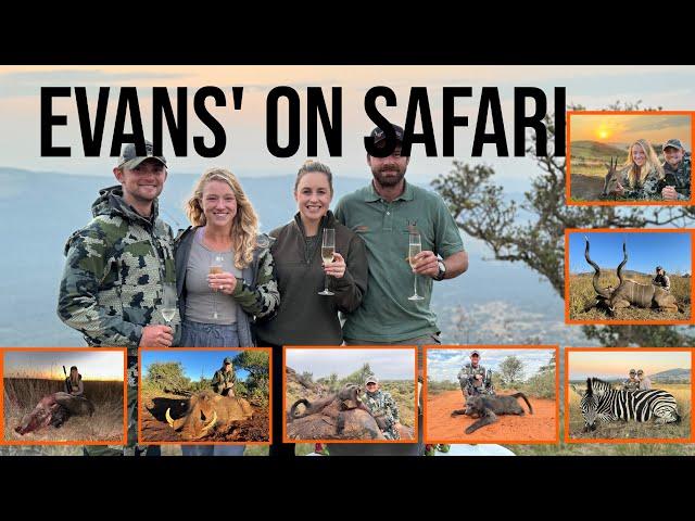 The Evans' on safari with Safari Quest Outfitters