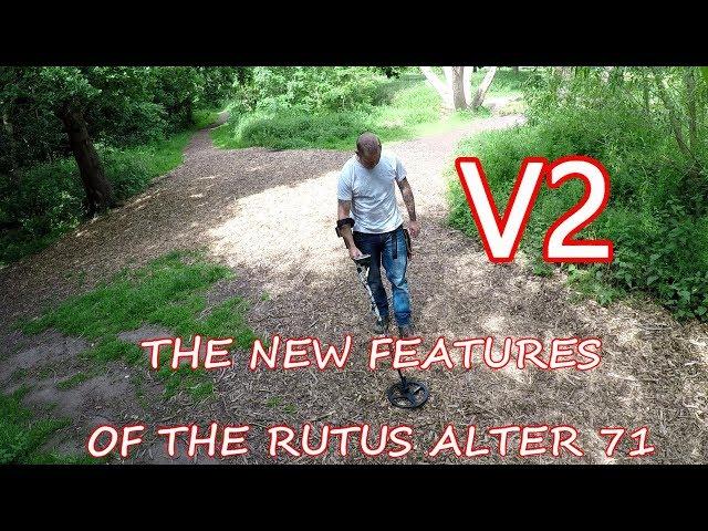 NEW 2019 Rutus Alter 71 version 2, metal detecting uk