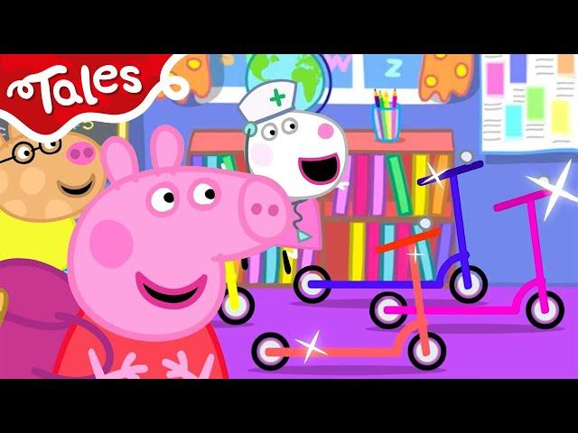 Peppa Pig Tales  Peppa And Friends Ride Their Scooters  Peppa Pig Episodes