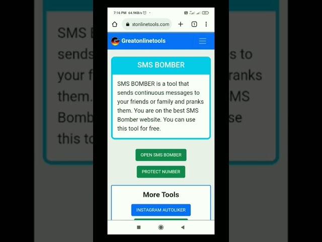 best website for SMS Bomber | Google tips and tricks 2022 | great online tools | #shorts #trending