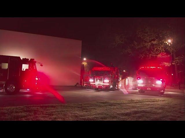 Fire at DeKalb County Kroger started outside, spreads to roof