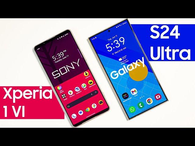 Xperia 1 VI vs. Samsung S24 Ultra - Battery, Camera, Performance!