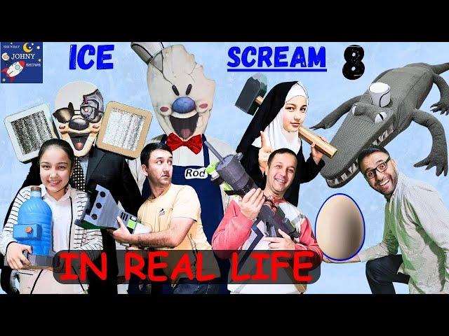 Ice Scream 8 In Real Life Real Rod The Ice Cream Man & Evil Nun