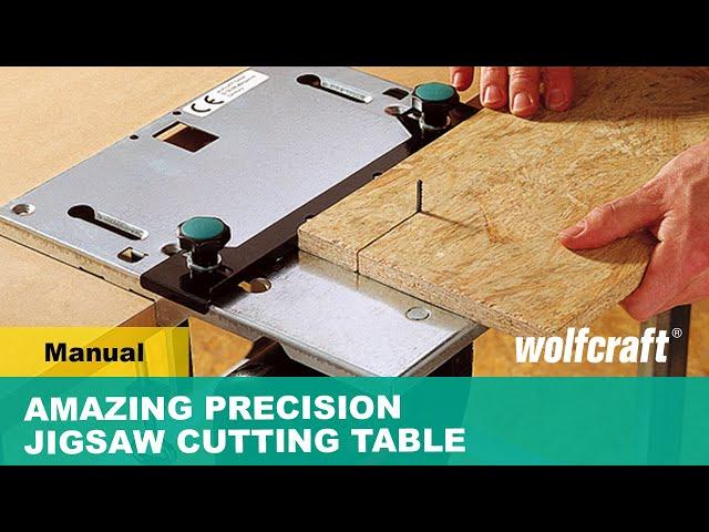 BEST Precision Jigsaw Cutting Table! Secure Fastening To Any Table!