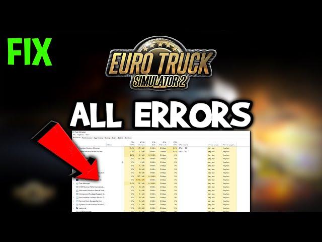 Euro truck Simulator 2  – How to Fix All Errors – Complete Tutorial