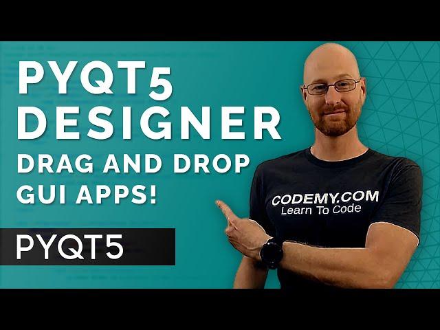 PyQT5 Designer Drag and Drop GUI - PyQt5 GUI Thursdays #6