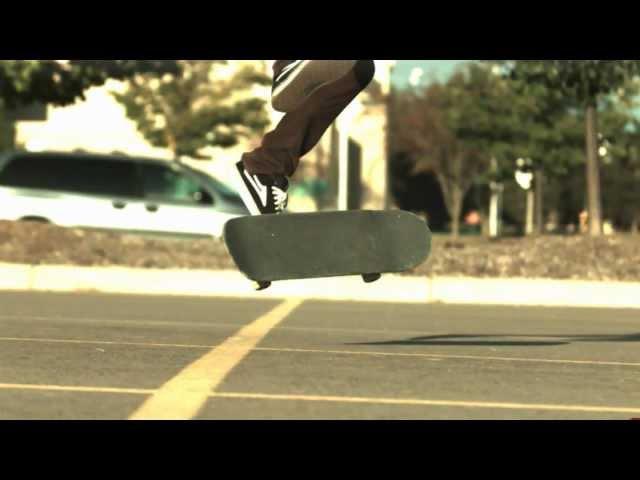 Skateology: fakie bigger flip (1000 fps slow motion)