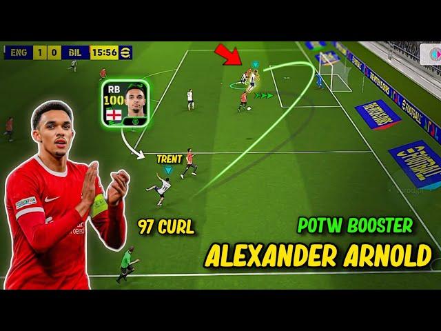 " The King Of Crossing " Trent Alexander Arnold 100 POTW Booster Card is Fire - 99% Cross Accuracy