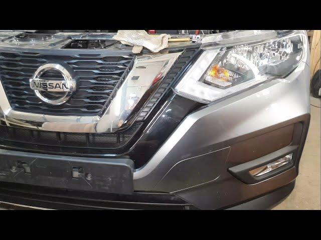 Установка противотуманных фонарей на Nissan X-trail