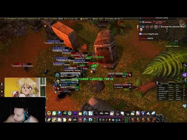 Tyler1 Plays WoW Hardcore - OnlyFangs - Day 30