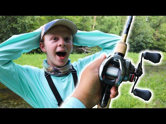 SURPRISING My Friend With His DREAM FISHING REEL!!!