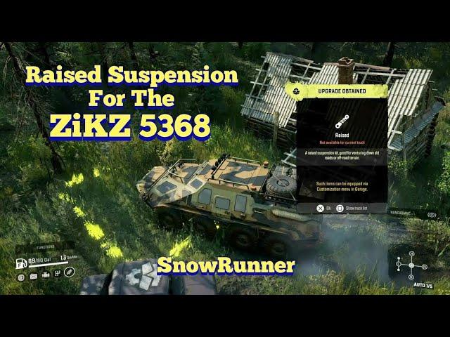 Raised Suspension Upgrade Location (for ZiKZ 5368) | SnowRunner