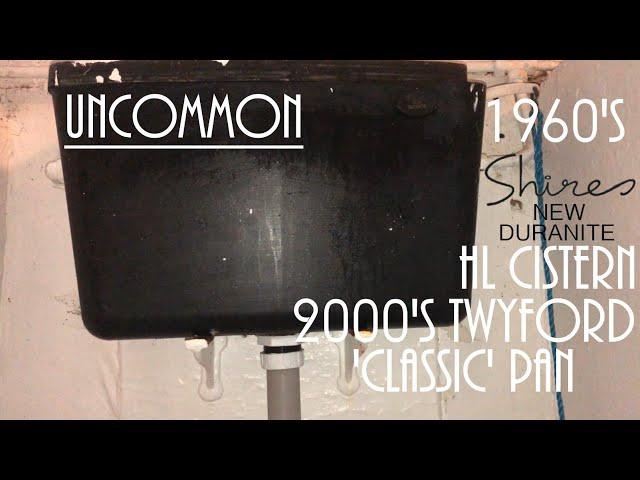 Uncommon: HL 1960's Shires 'New Duranite' w/2000's Twyfords 'Classic' Pan & Old Urinals
