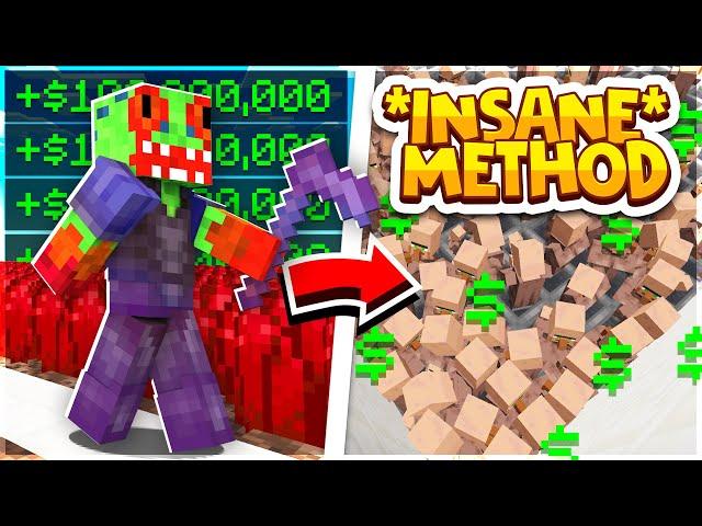 *INSANE* METHOD MAKES $1 BILLION PER HOUR IN Minecraft Skyblock | AkumaMC #9