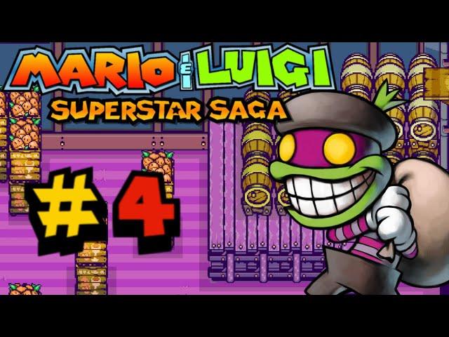 [RUS] Mario & Luigi Superstar Saga Прохождение #4 - Вор и Напиток