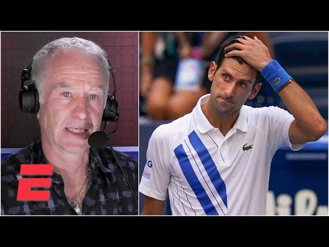 John McEnroe reacts to Novak Djokovic default | 2020 US Open