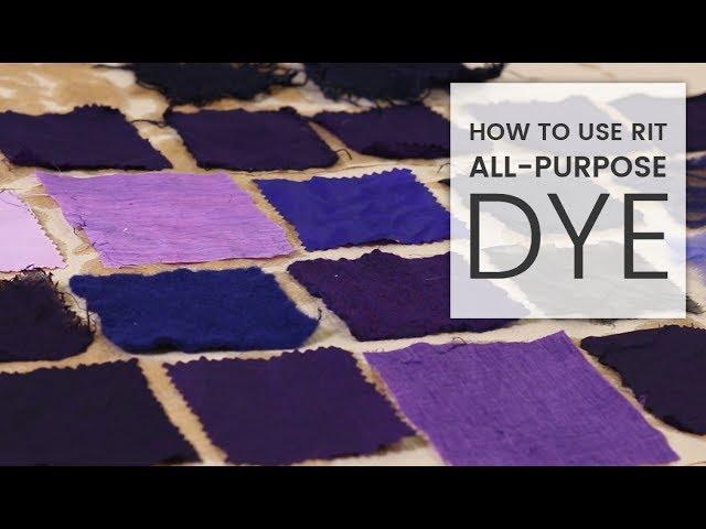 How to Dye Fabric: Rit All-Purpose Dye