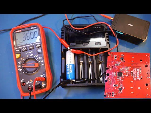 XTAR High Discharge Rate 21700/26650 Batteries, Teardown of an VX4 Charger