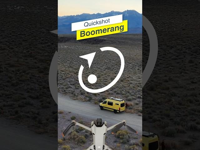 Boomerang your DJI Mini 4 Pro #dji #mini4pro #drone